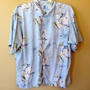 Men’s Hawaiian Leisure shirt XXL Fish